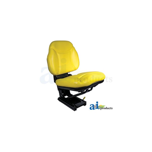 Seat Assembly w/ Suspension & Cushions, YLW 25.5" x16.5" x19"